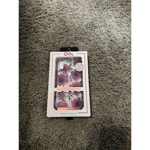 Case Mate Wallpapers 5.8" iPhone XS & iPhone X Hard Snap Case Cover - Pink Poppy